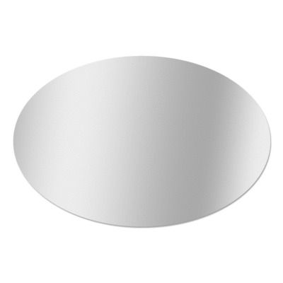 Miroir bords polis ovale 60 x 40 cm