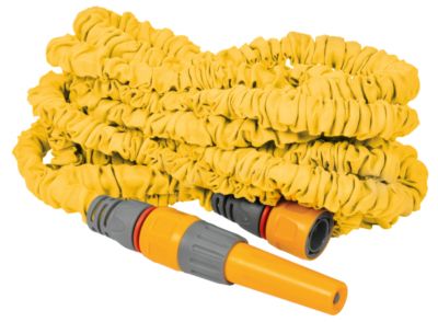 Tuyau d'arrosage extensible 15 m + lance et raccords HOZELOCK