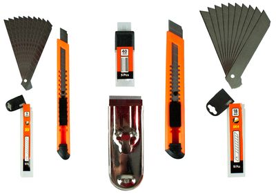 Kit de coupe cutters + gratte vitre + lames FISCHER DAREX