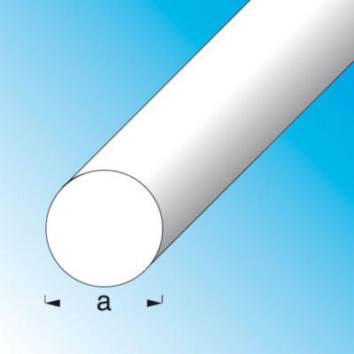 Profilé rond plein 6 mm acier laminé 2 m ALFER