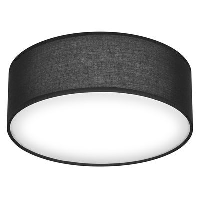 Plafonnier LED rond noir 300mm E27 25W PARIS - LEDVANCE