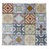 Mosaïque effet carreaux de ciment travertin peint 29,7 x 29,7cm Bada MAT INTER