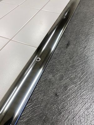 Barre de seuil plat à visser inox 4,5 x 93 cm GERFLOR