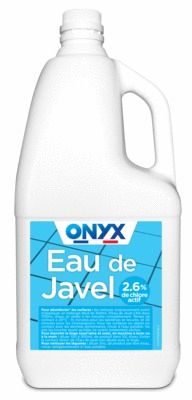 Eau de javel 2,6% 2 litres ONYX