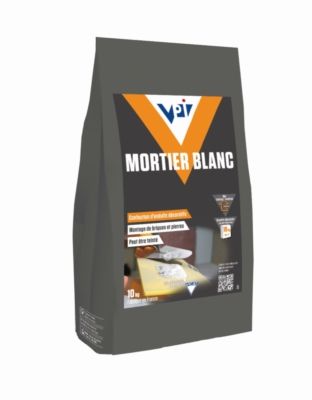 Mortier blanc 10 kg VPI