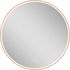 Miroir rond en bois lumineux D.90 cm Swann Wood MP GLASS