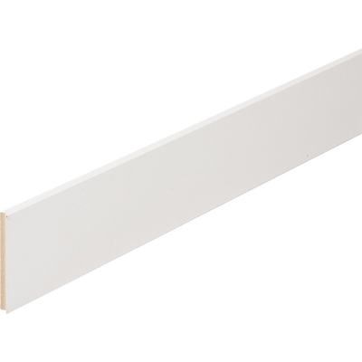 PLINTHE BORDS DROITS REVETUE BLANCHE 9 X 68MM, L.2,20 M AJ TIMBER