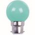 Ampoule LED B22 1 W verte FOX LIGHT