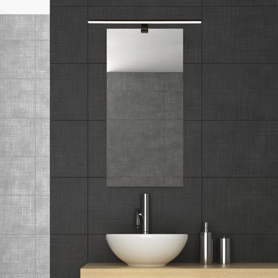 Applique barre LED pour salle de bains EDWIN noir mat L 60 cm IP 44 - COREP