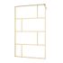 Paroi de douche Bricks Gold 120x195 cm AURLANE