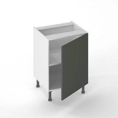 Porte pour meuble de cuisine Lotus vert salvia mat 70 x 60 cm OFITRES