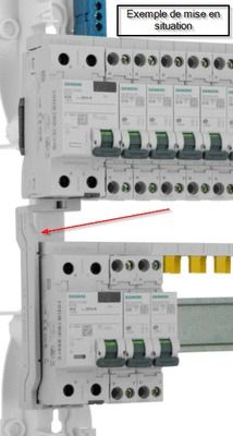 Peigne vertical pour tableau électrique SIEMENS