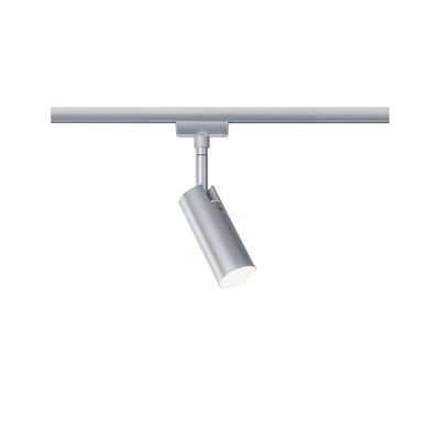 Spot sur rail LED chrome mat 5W 3000K TUBO URAIL PAULMANN