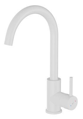 ROBINET DE CUISINE HAUT BLANC KIWO - ESSEBAGNO