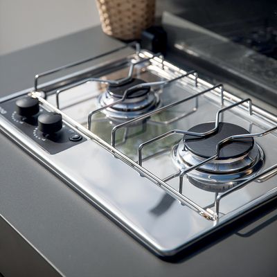 Plaque de cuisson gaz encastrable en inox Master 2 feux ENO