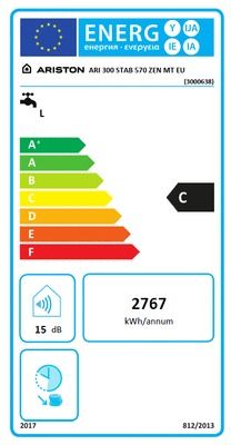 Chauffe-eau électrique HPC ZEN avec résistance stéatite 300 L ARISTON