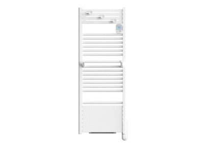 Sèche-serviette à inertie fluide ACTIBAIN 750 W + 1000 W soufflant blanc NOIROT