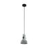 Suspension zinc usé E27 40W Ø17,5 cm BARNSTAPLE - EGLO