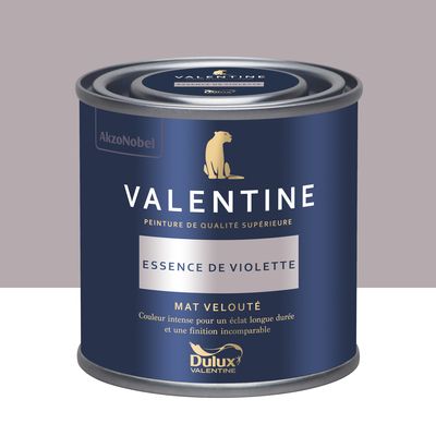 Peinture Valentine Mat Velouté Essence de Violette 0,125 L - DULUX VALENTINE