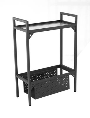 Etagère de balcon modèle 1 en acier graphite ALIZE