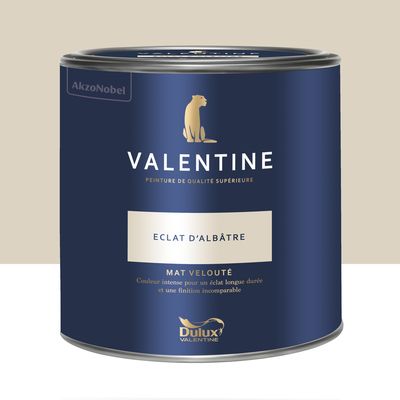 Peinture Valentine Mat Velouté Éclat d'Albâtre 2 L - DULUX VALENTINE