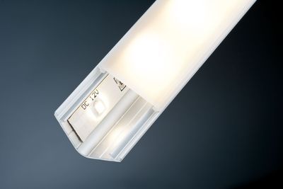 Profilé en angle pour ruban LED blanc 2m DELTA MAXLED PAULMANN