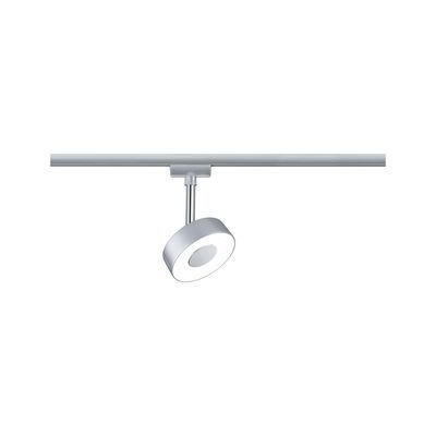 Spot sur rail LED chrome mat 5W 2700K CIRCLE URAIL PAULMANN