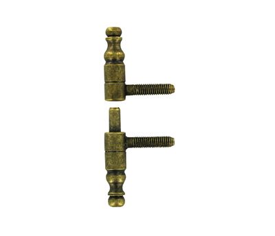 Fiches à visser rustique acier bronzé 11 mm par 2