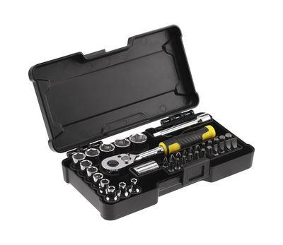 Coffret de douilles 1/4" 37  pièces STANLEY