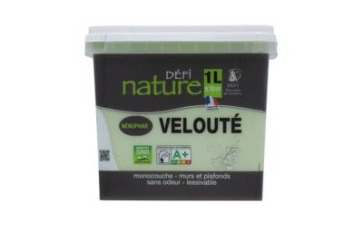 Peinture naturelle murale Nénuphar velours 1 l - DEFI NATURE