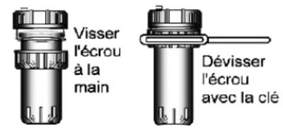 Bocal vide avec joint d'étanchéité pour porte-filtre adoucisseur AQUAWATER