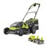 Ensemble tondeuse hybride +coupe bordure 18v RYOBI