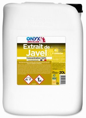 Extrait de javel concentré 9,6 % 20 l ONYX