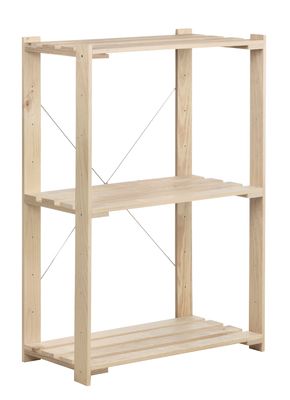 Etagère Nova 3 tablettes en pin massif 110 x 76,5 x 38,5 cm ASTIGARRAGA