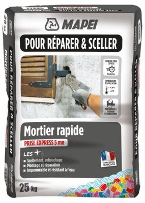 Mortier rapide 25 kg MAPEI