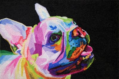 Tapis Dallas bulldog 40 x 60 cm - ID MAT