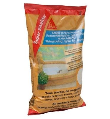 Hydrofuge en poudre Super Sikalite 1 kg pour 35kg de ciment SIKA