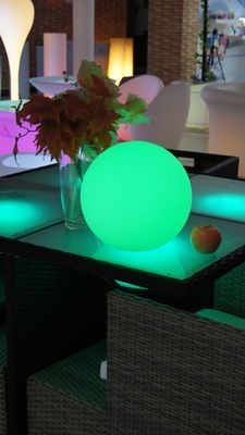 Boule lumineuse solaire RGB diamètre 25 cm IP67 Groupe DDC