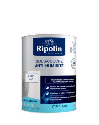 Sous-couche anti-humidité blanc mat 750 ml by DIP ETANCH - RIPOLIN