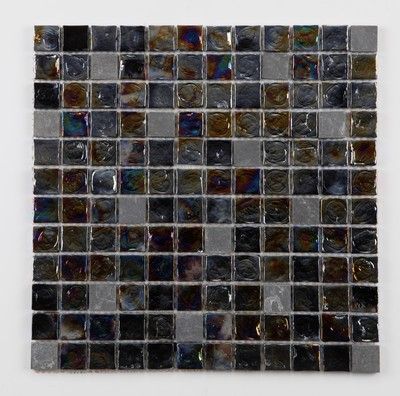 Mosaique 30x30 noir irise ardo