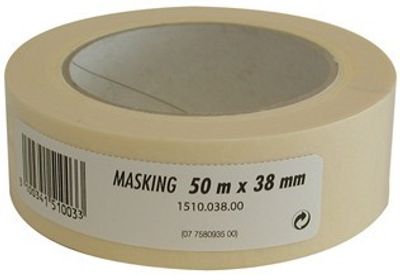 Ruban de masquage lisse standard 50 m x 38 mm