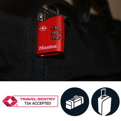 Cadenas à combinaison largeur 30 mm certifié TSA en aluminium MASTER LOCK