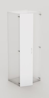 Porte battante Creo blanc 2012 x 373 mm OFITRES