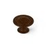 Bouton de meuble rond chocolat Lyonnais diamètre 35 mm REI