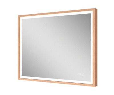 Miroir en bois lumineux 75 X 90 cm Swann Wood MP GLASS