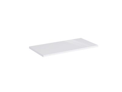 Tablette décorative Glossy blanc polaire brillant 60 x 30 cm OFITRES