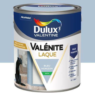 Peinture Boiseries Laque Acrylique Valénite Bleu Horizon Satin 2 L - DULUX VALENTINE