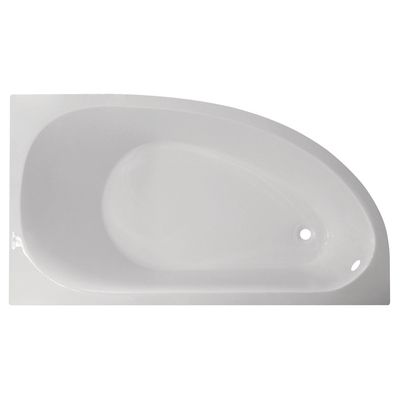 Baignoire asymétrique droite L 1600 x P 900 mm  Easy bath BALNEO