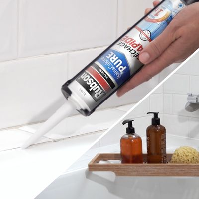 Mastic Silicone Cuisine & Bain Pure Séchage rapide blanc 280 ml RUBSON