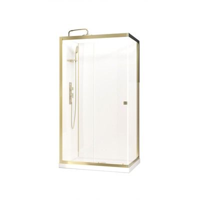 Cabine de douche Goldy rectangle 110 x 80 cm AURLANE